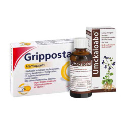 Grippostad C (24 stk) + Umckaloabo (50 ml) (1 Pck) – PZN 8130219