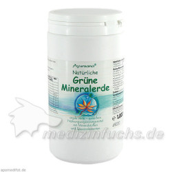 Grüne Tonerde Ayursana extra fein, 1 KG – PZN 4104096