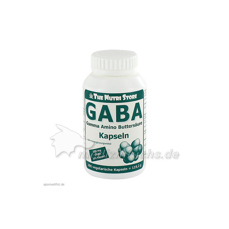 Gaba 500mg vegetarische Kapseln, 200 ST – PZN 9002851