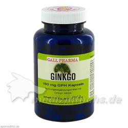 Ginkgo 160mg GPH Kapseln, 120 ST – PZN 9178857
