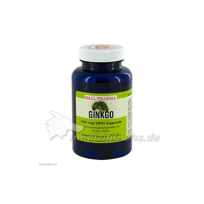 Ginkgo 160mg GPH Kapseln, 120 ST – PZN 9178857
