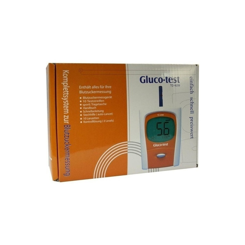 Gluco-test Starterset in mmol/l (orange), 1 ST – PZN 2951797