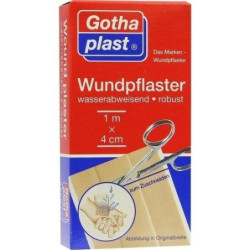 Gothaplast Wundpflaster wasserabw.robust 1mx4cm, 1 ST – PZN 7464754