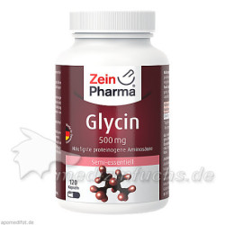 Glycin 500 mg in veg. HPMC Kapseln Zein Pharma, 120 ST – PZN 13817607