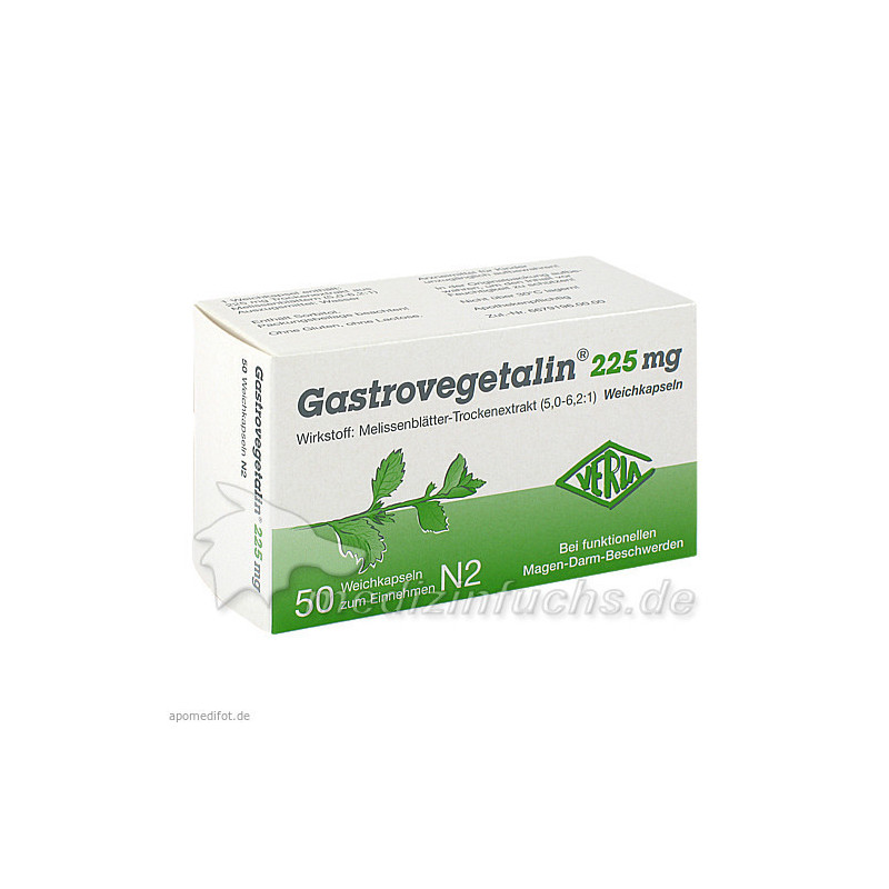 GASTROVEGETALIN 225mg, 50 ST – PZN 7296707