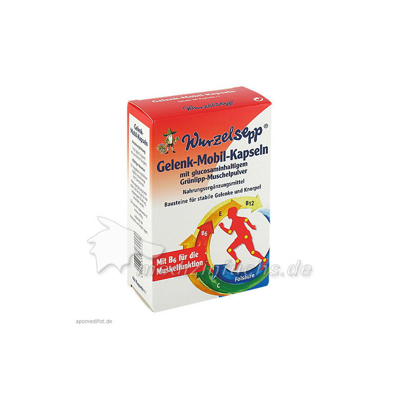 Gelenk-Mobil-Kapseln mit Grünlippmuschelpulver, 60 ST – PZN 2934758
