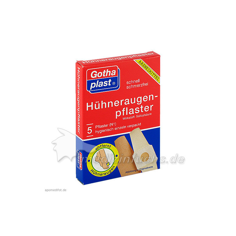 GOTHAPLAST CORNMED HUEHNERAUGENPFLASTER, 5 ST – PZN 6339722