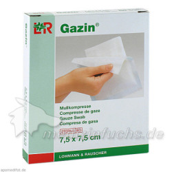 Gazin Kompresse 7.5x7.5cm 8fach steril, 5X2 ST – PZN 3448971