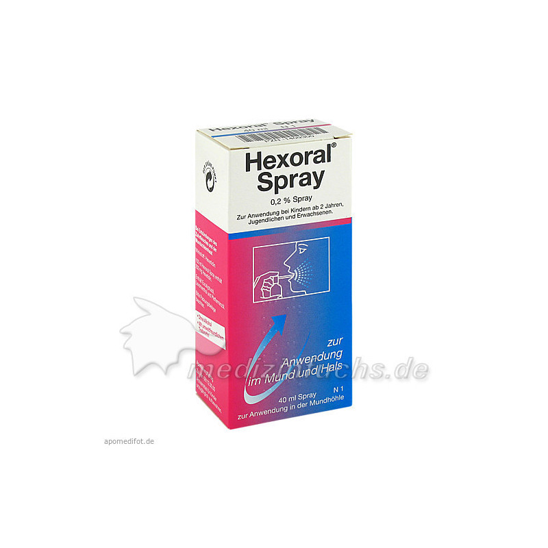 HEXORAL 0.2 % SPRAY, 40 ML – PZN 1409300