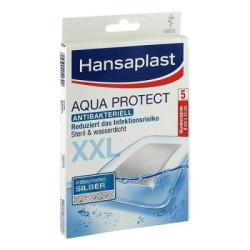 Hansaplast med Aqua Protect Pflaster Xxl 8x10 cm (5 stk) – PZN 10024970