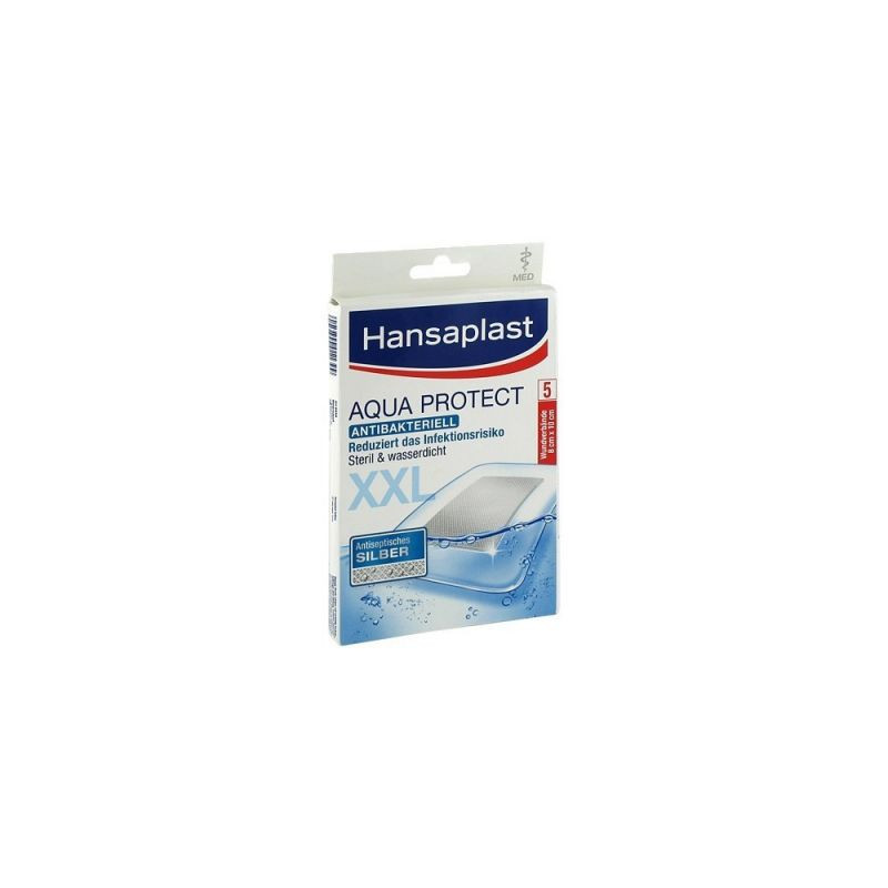 Hansaplast med Aqua Protect Pflaster Xxl 8x10 cm (5 stk) – PZN 10024970