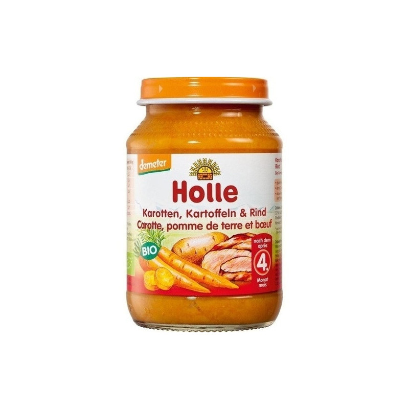 Holle Karotten Kartoffeln & Rind, 190 G – PZN 9440829