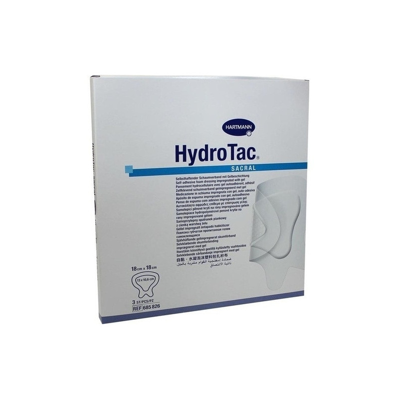 HYDROTAC sacral Schaumverband 18x18 cm steril, 3 ST – PZN 3452725