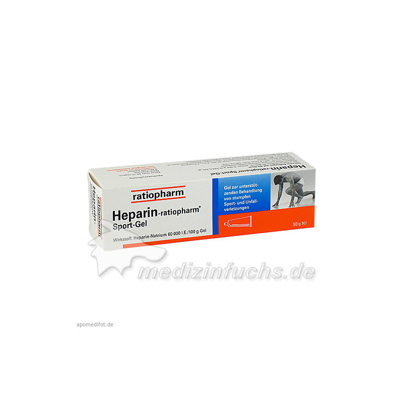 HEPARIN RATIOPHARM SPORT, 50 G – PZN 4757639