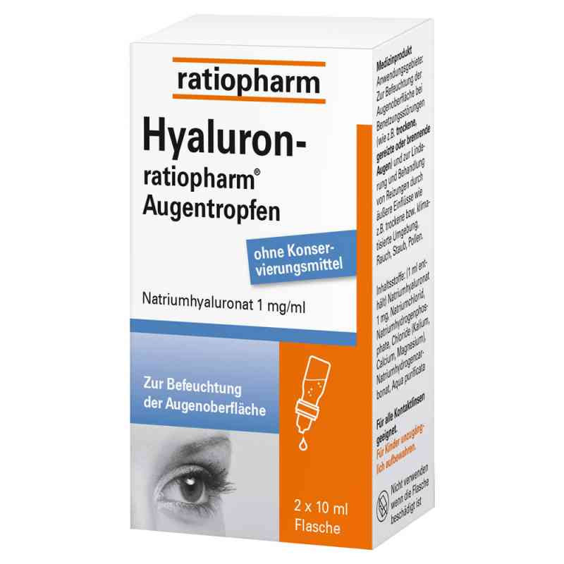 Hyaluron Ratiopharm Augentropfen (2X10 ml) – PZN 10810220