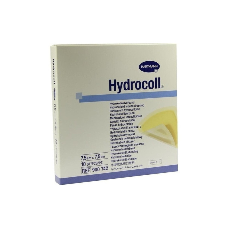 Hydrocoll 7.5x7.5cm Wundverband, 10 ST – PZN 1690656