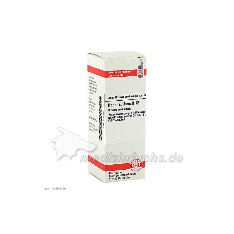 HEPAR SULF D12, 20 ML – PZN 1772905