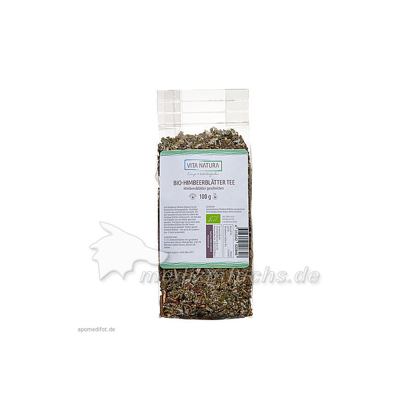 Himbeerblätter Tee Bio, 100 G – PZN 11341655