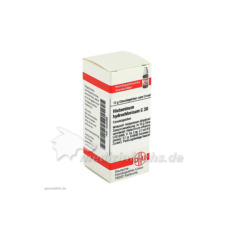 HISTAMINUM HYDROCHLOR C30, 10 G – PZN 4220388