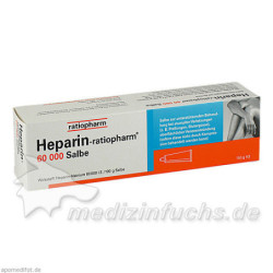 Heparin Ratiopharm 60000 Salbe, 150 G – PZN 6968702