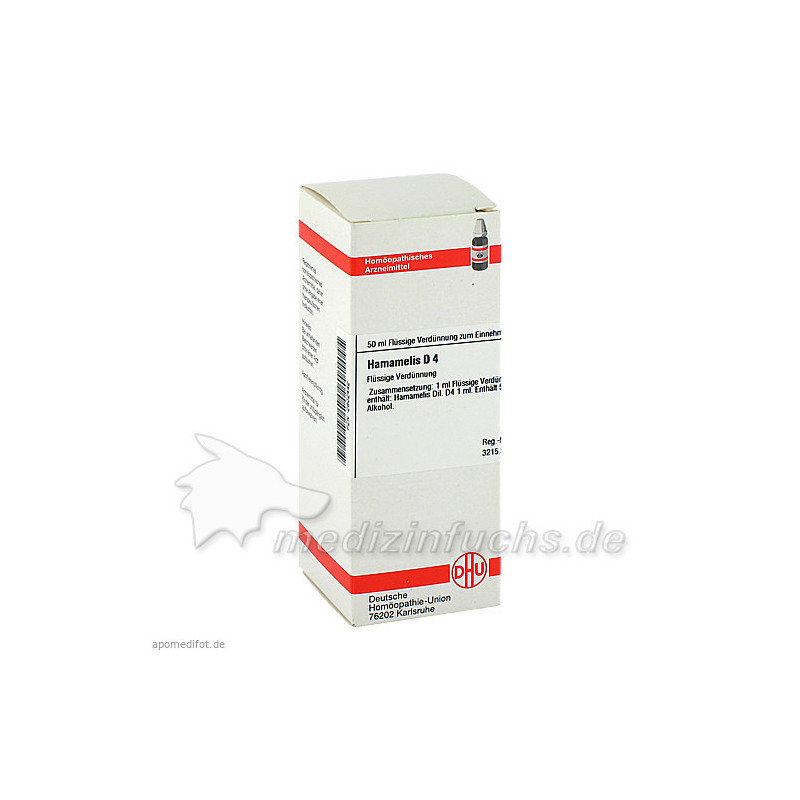 HAMAMELIS D 4, 50 ML – PZN 2802442