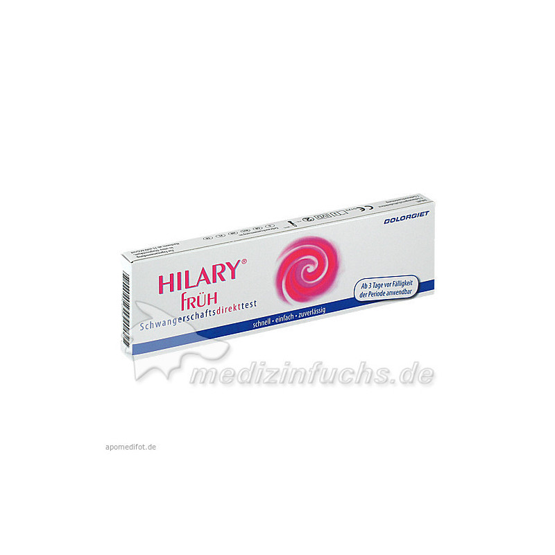 HILARY Früh Schwangerschaftstest, 1 ST – PZN 4228869