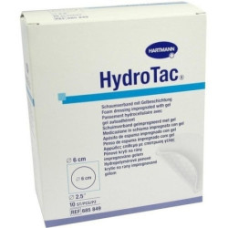 HydroTac Schaumverband 6cm steril rund, 10 ST – PZN 3451128