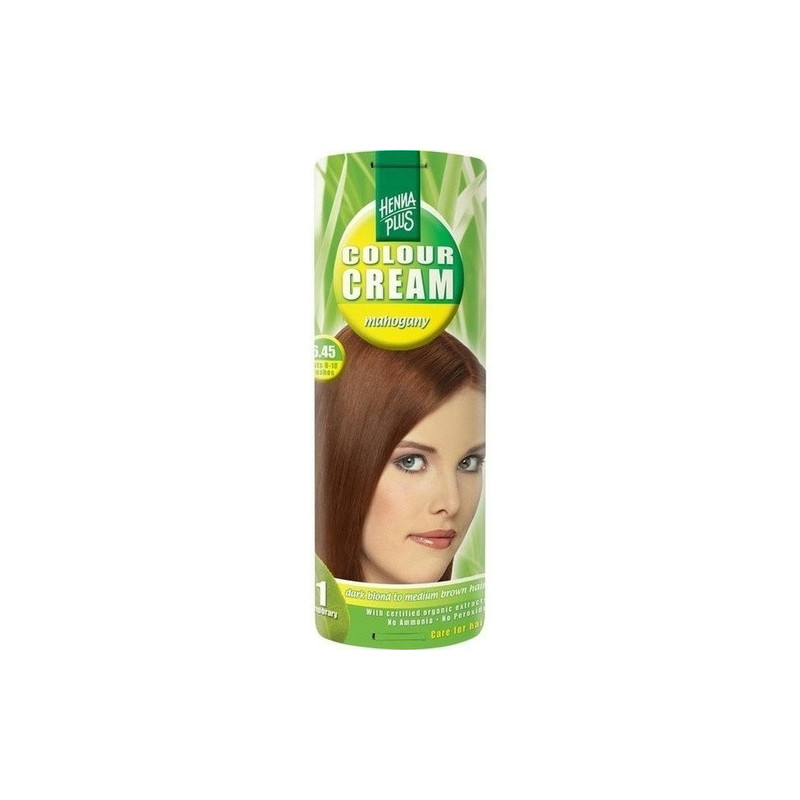 Hennaplus Colour Cream Mahogany 6.45, 60 ML – PZN 99211