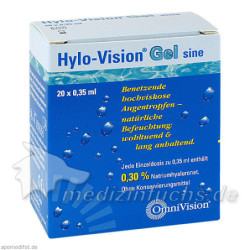 Hylo-Vision Gel sine, 20X0.35 ML – PZN 3114098