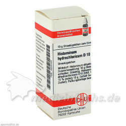 HISTAMINUM HYDROCHLOR D10, 10 G – PZN 4220402