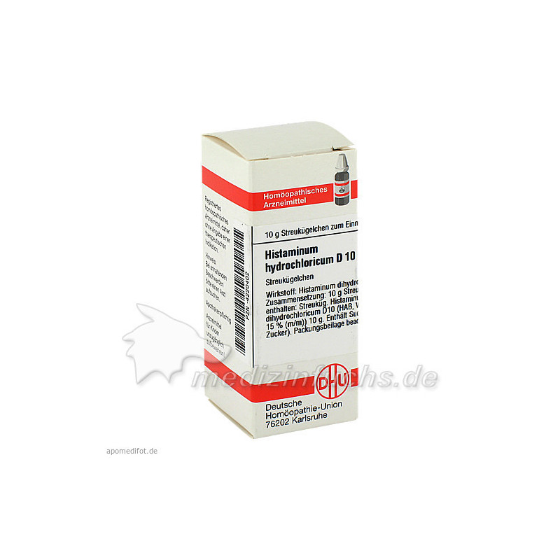 HISTAMINUM HYDROCHLOR D10, 10 G – PZN 4220402