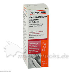 Hydrocortison-ratiopharm Spray 0.5%, 30 ML – PZN 5024376