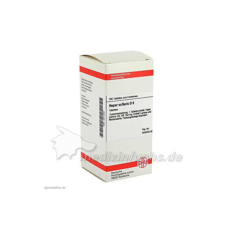 HEPAR SULF D 8, 200 ST – PZN 2812297