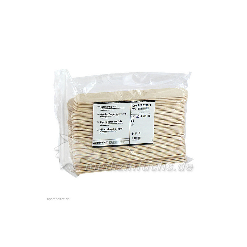 Holzmundspatel unsteril, 100 ST – PZN 9155566