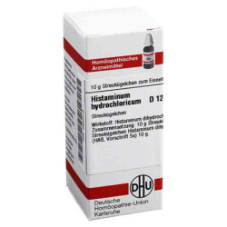 Histaminum Hydrochloricum D 12 Globuli (10 g) – PZN 4220419