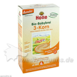 Holle Bio-Babybrei 3-Korn, 250 G – PZN 2909252