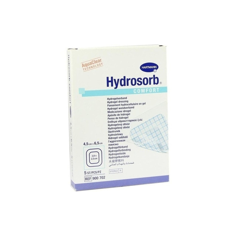 Hydrosorb comfort 4.5x6.5cm, 5 ST – PZN 256509