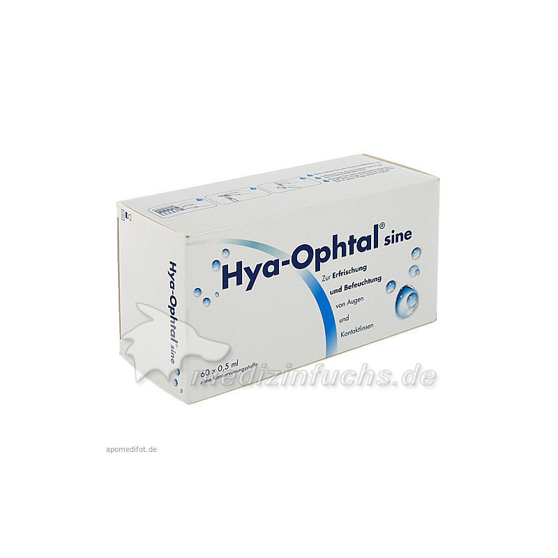 Hya-Ophtal sine, 60X0.5 ML – PZN 4394728
