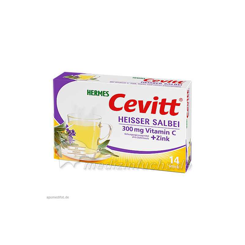 HERMES Cevitt heißer Salbei, 14 ST – PZN 7484739