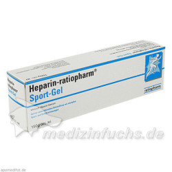 Heparin Ratiopharm SPORT Gel, 150 G – PZN 6899036