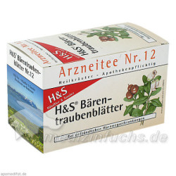 H&S BAERENTRAUBENTEE, 20 ST – PZN 2286029