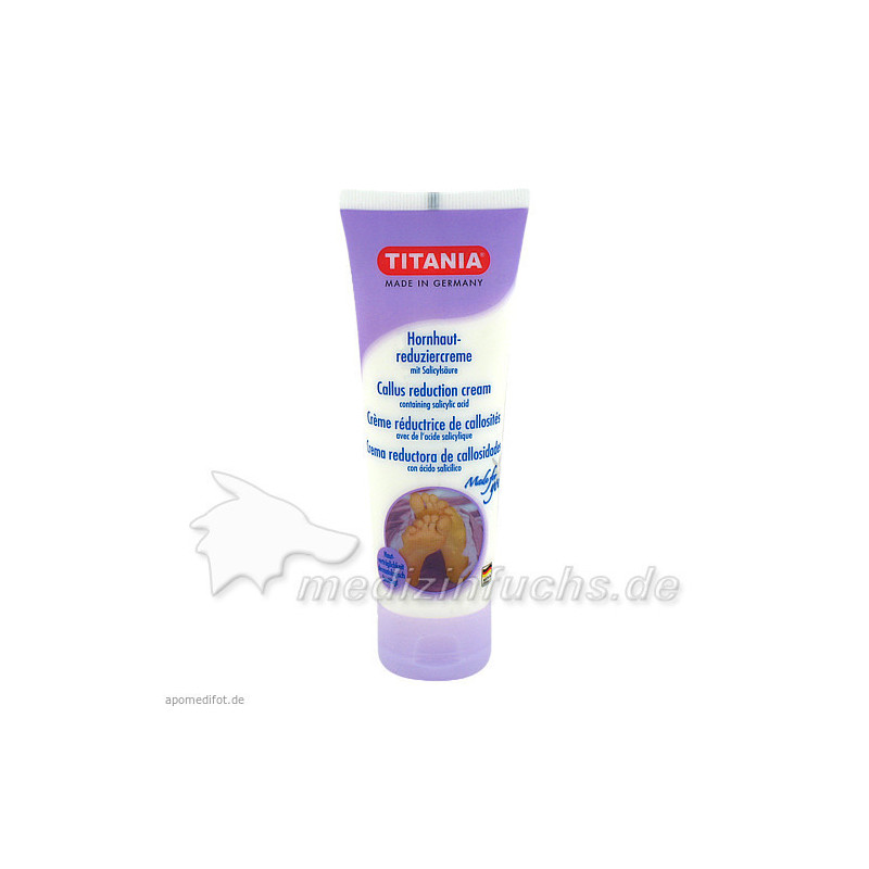 HORNHAUT REDUZIERCREME mit Salicylsäure TITANIA, 75 ML – PZN 8885156