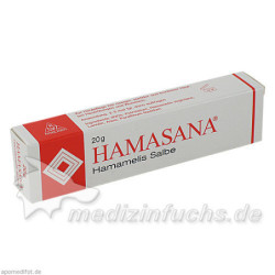 Hamasana Hamamelis Salbe, 20 G – PZN 842294