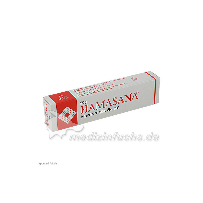 Hamasana Hamamelis Salbe, 20 G – PZN 842294