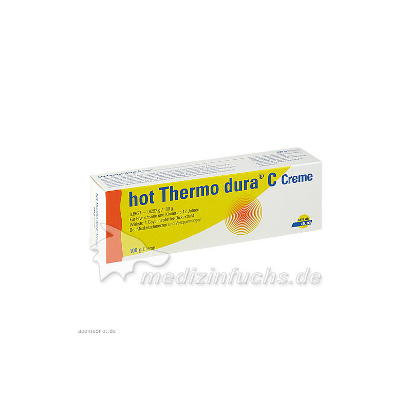 hot Thermo dura C Creme, 100 G – PZN 1001102