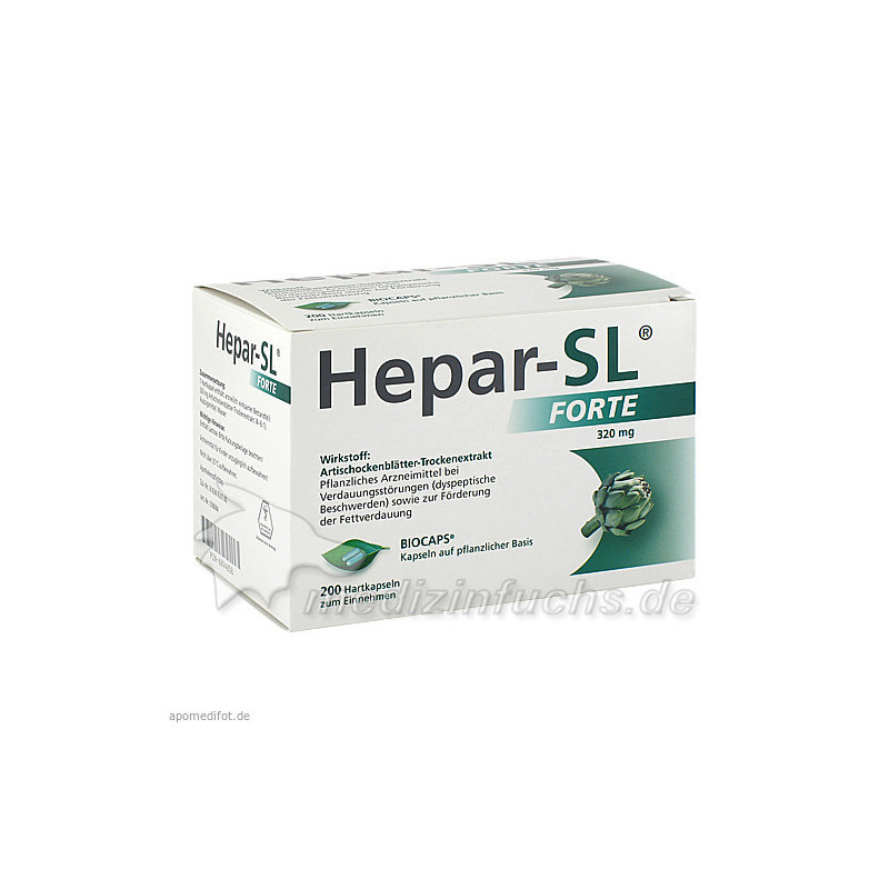 HEPAR SL forte Hartkapseln, 200 ST – PZN 6894808