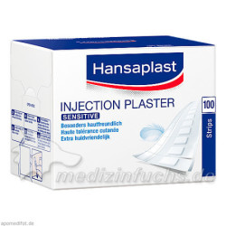 Hansaplast SENSITIVE Injektionspflaster 4.0x1.9cm, 100 ST – PZN 13578249