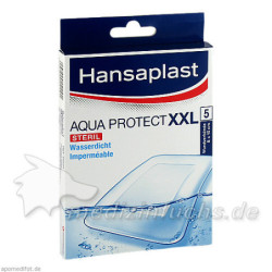Hansaplast XXL Aqua Protect 8x10cm, 5 ST – PZN 11362083