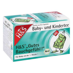 H&s Gutes Bauchgefühl Bio Baby- und Kindertee (20 stk) – PZN 11213265