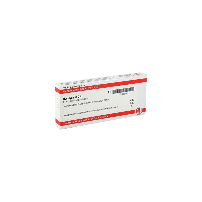 Hyoscyamus D 4 Ampullen (10X1 ml) – PZN 2827318